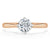 Round Cut Moissanite Engagement Ring, Classic Style