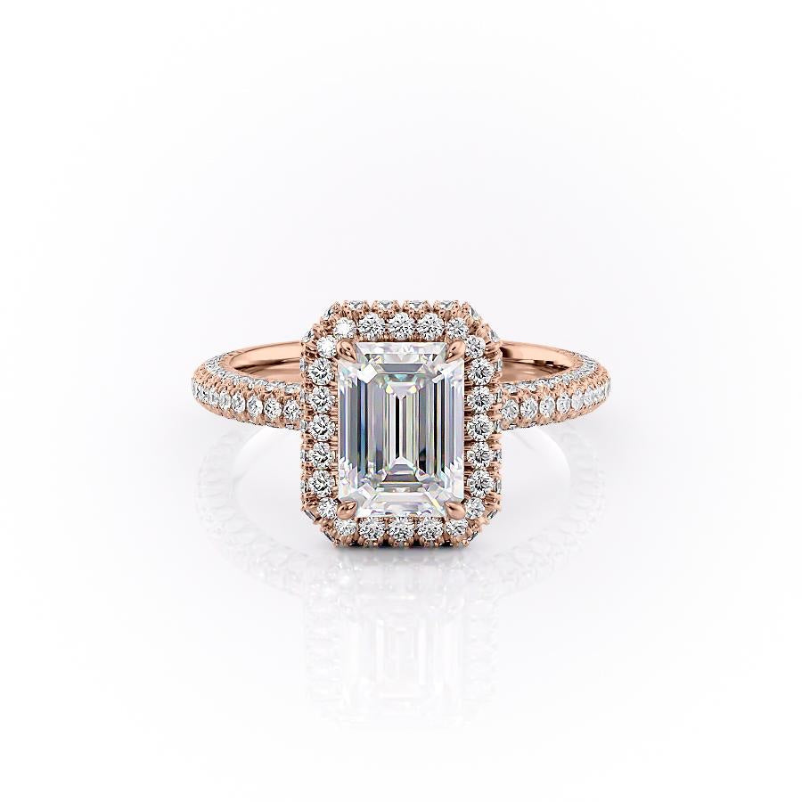 EMERALD CUT MOISSANITE FULL SET