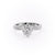 Elongated Cushion Cut Moissanite Stone Set Shoulders With Milgrain Edge