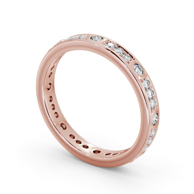 Full Eternity Ring, Round Cut Vintage Design