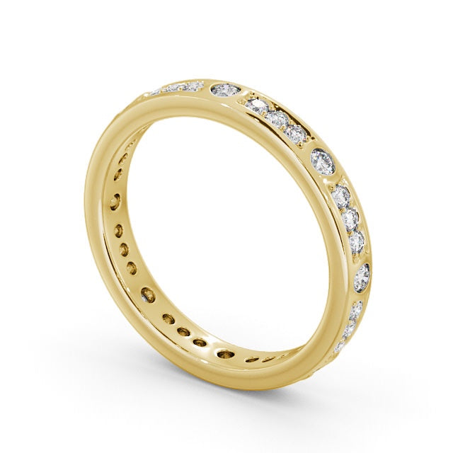 Full Eternity Ring, Round Cut Vintage Design