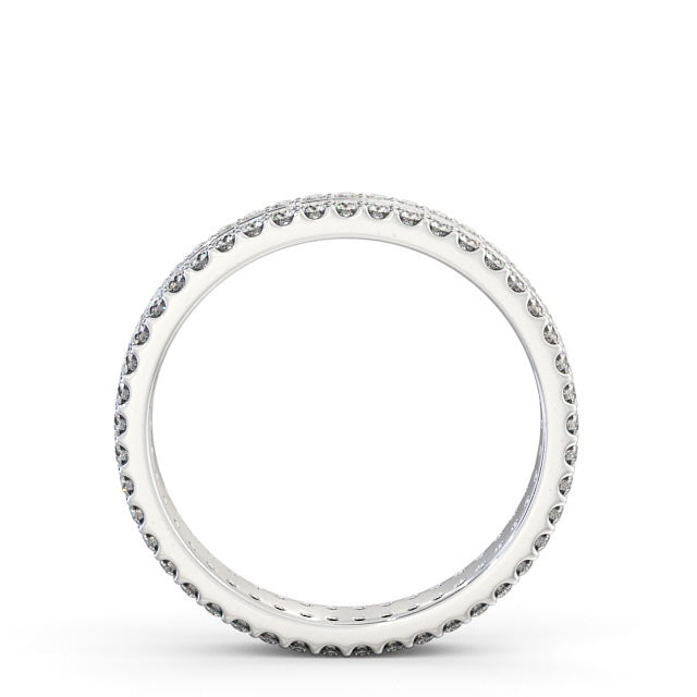 Full Eternity Ring, Round Cut Double Row