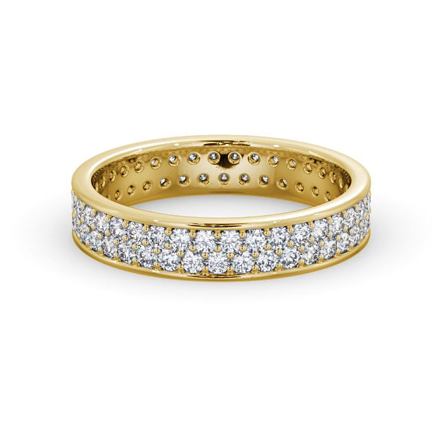 Full Eternity Ring, Round Cut Double Row