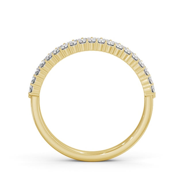 Half Eternity Ring, Round Cut Double Row