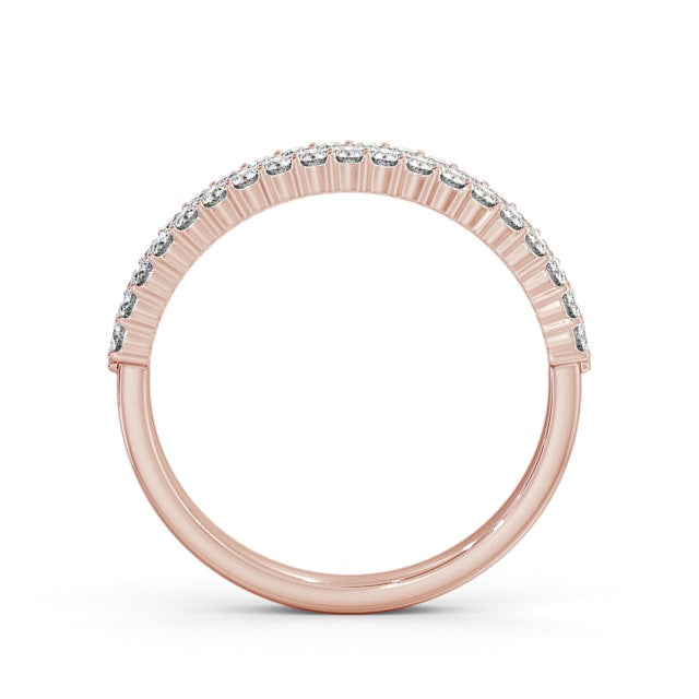 Half Eternity Ring, Round Cut Double Row