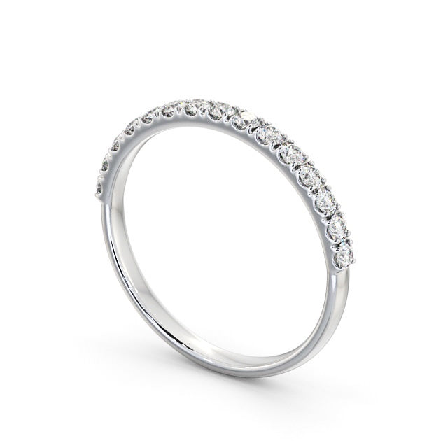 Round Cut Classic Half Eternity Ring