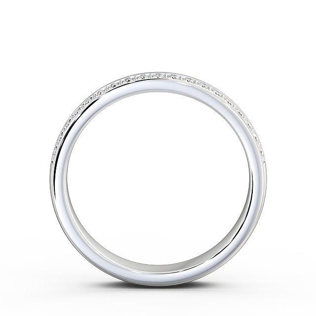 Half Eternity Ring, Round Cut Moissanite