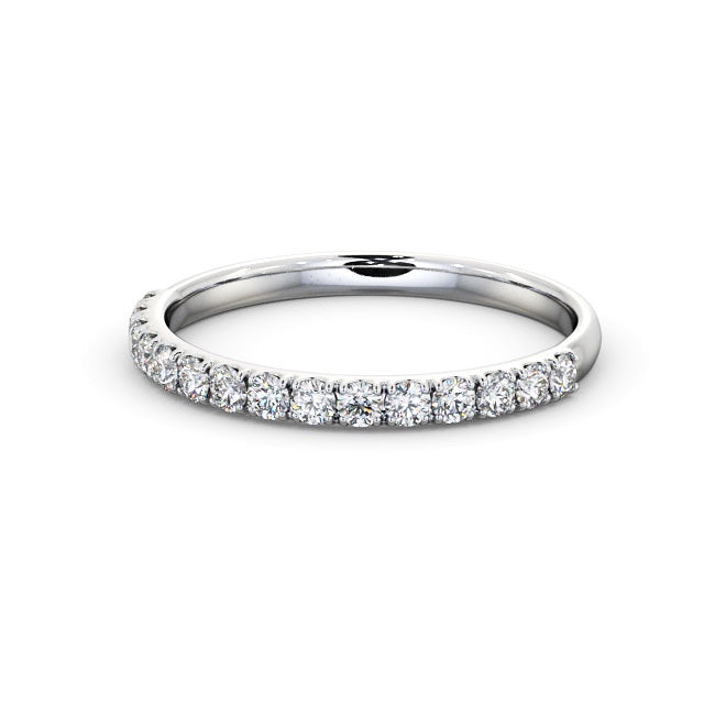 Round Cut Classic Half Eternity Ring