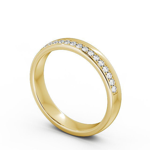 Half Eternity Ring, Round Cut Moissanite