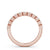 Half Eternity Ring, Round Cut Bubble Ring