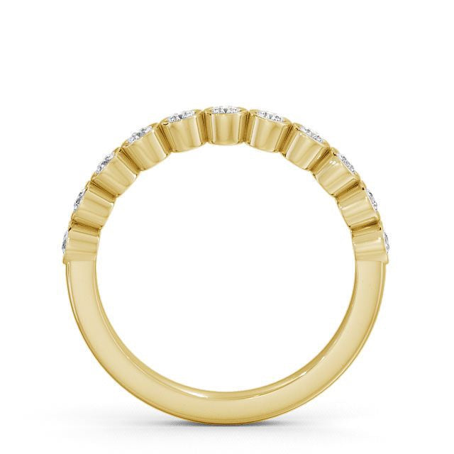 Half Eternity Ring, Round Cut Bubble Ring