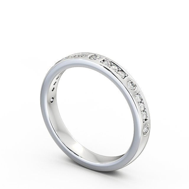 Half Eternity Ring, Round Cut Vintage Design