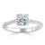 Cushion Cut Moissanite Engagement Ring, Classic Style