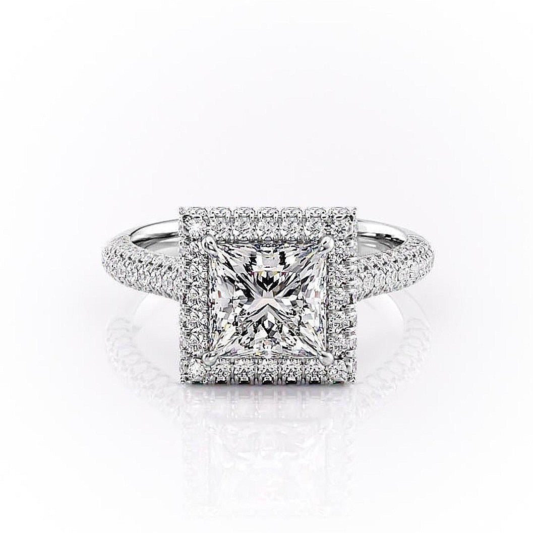 PRINCESS CUT MOISSANITE FULL SET