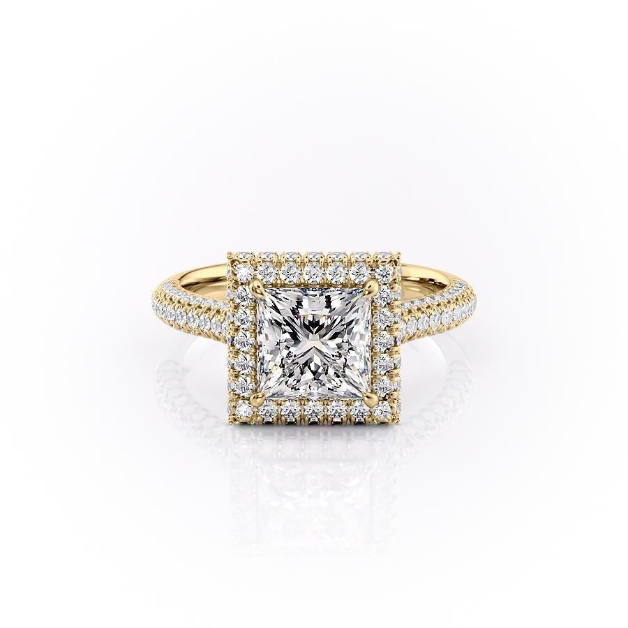 PRINCESS CUT MOISSANITE FULL SET