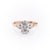 Oval Cut Moissanite 3 Stone Ring