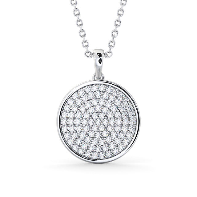 Circle Shaped Pendant 0.60ct