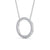 Circle Shaped Pendant 0.40ct