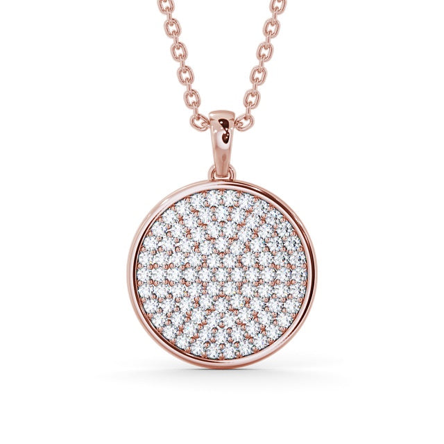 Circle Shaped Pendant 0.60ct