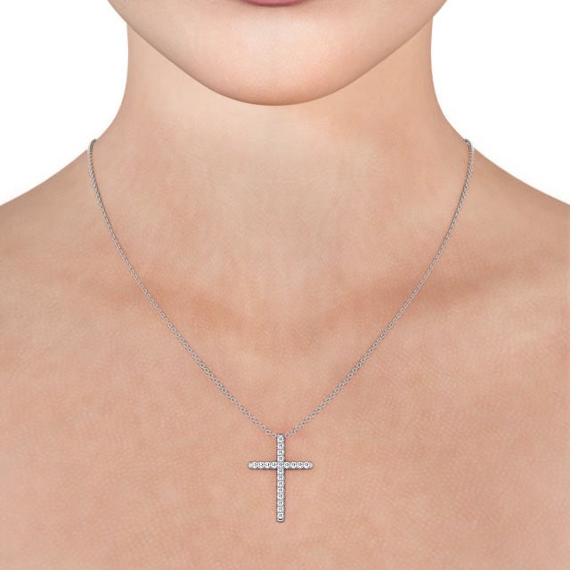 Cross Pendant 0.50ct