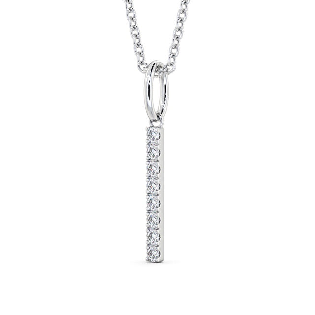 Drop Bar Pendant 0.20ct