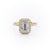 EMERALD CUT MOISSANITE ENGAGEMENT RING, CLASSIC HALO