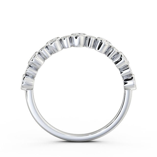 Half Eternity Ring, Round Cut Vintage Design