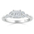 Asscher Cut Moissanite Engagement Ring, Vintage Style