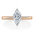 Marquise Cut Moissanite Engagement Ring, Classic Style