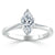 Marquise Cut Moissanite Engagement Ring, Classic Style