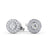 Halo Earrings 0.40ct each