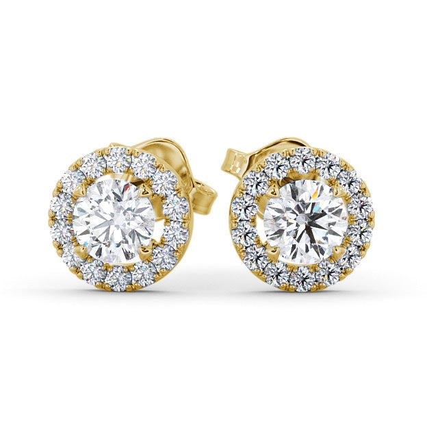 Halo Earrings 0.95ct each