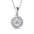 Round Cut Classic Halo Pendant