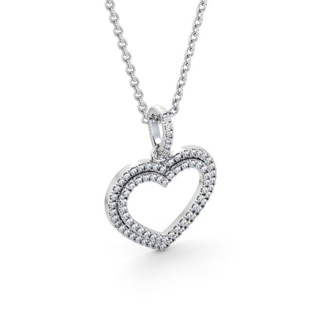 Heart Shaped Pendant 0.50ct