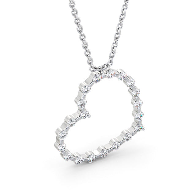 Heart Shaped Pendant 0.70ct