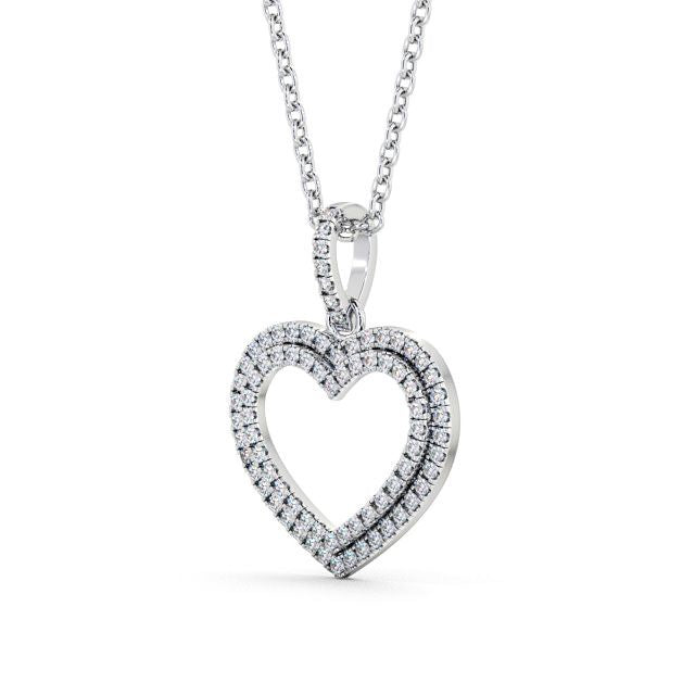 Heart Shaped Pendant 0.50ct