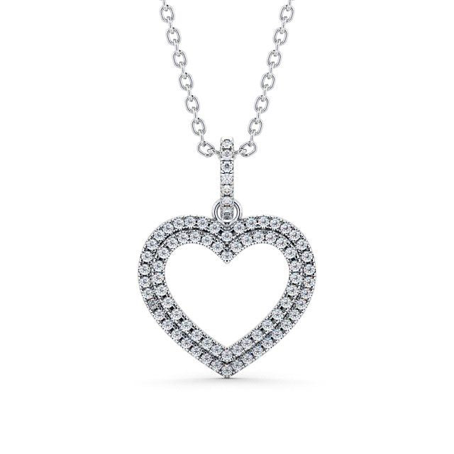 Heart Shaped Pendant 0.50ct