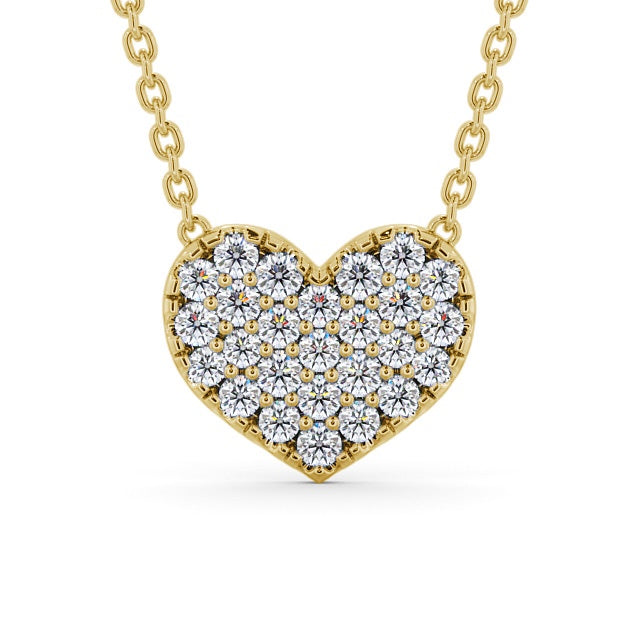 Heart Shaped Pendant 0.55ct