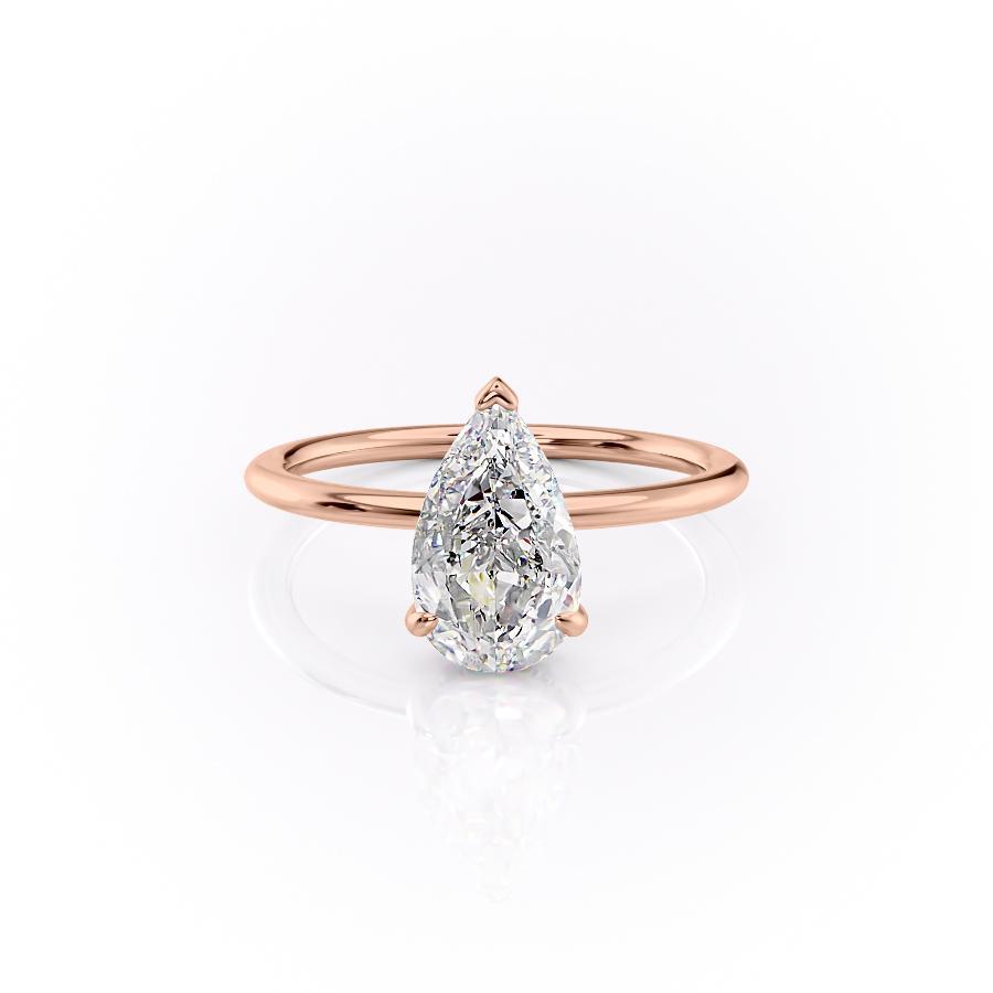 2.82 TCW Pear Cut Moissanite Ring order