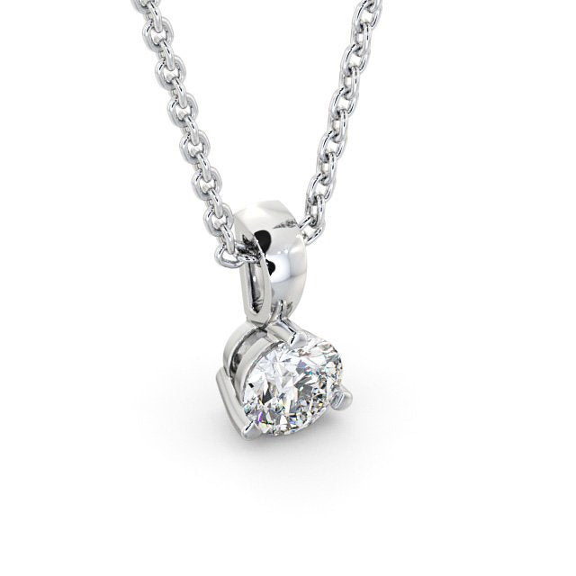 Round Cut Classic Solitaire Pendant