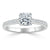 Cushion Cut Moissanite Engagement Ring, Classic Style